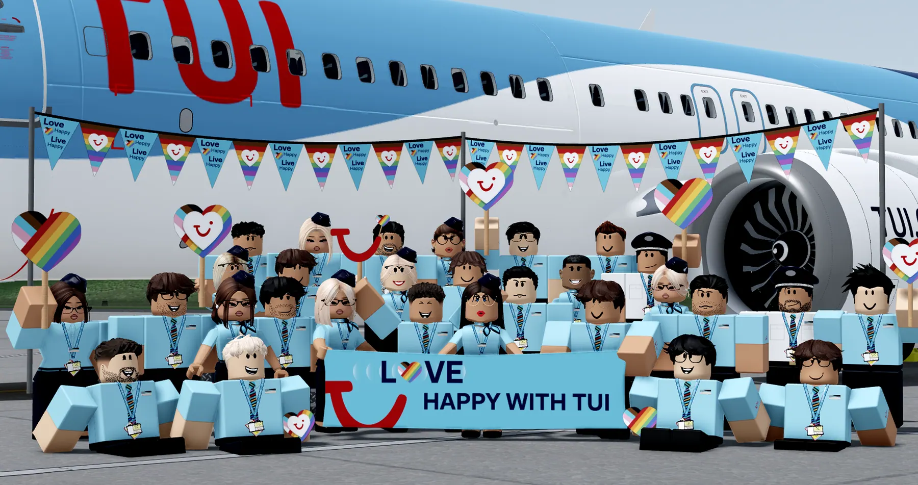 The TUI team together